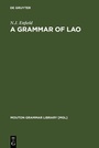 Cover: A Grammar of Lao - De Gruyter Mouton