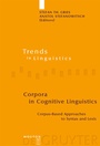 Cover: Corpora in Cognitive Linguistics - De Gruyter Mouton