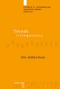 Enlarge image Cover: On Inflection - De Gruyter Mouton