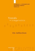 Cover: On Inflection - De Gruyter Mouton