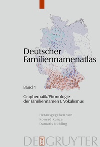 Abbildung von: Graphematik/Phonologie der Familiennamen I - De Gruyter