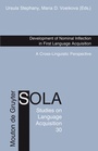 Cover: Development of Nominal Inflection in First Language Acquisition - De Gruyter Mouton