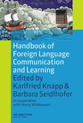 Cover: Handbook of Foreign Language Communication and Learning - De Gruyter Mouton