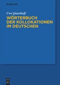 Cover: W&ouml;rterbuch der Kollokationen im Deutschen - De Gruyter