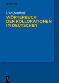 Abbildung von: Wörterbuch der Kollokationen im Deutschen - De Gruyter