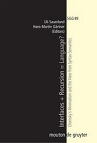 Enlarge image Cover: Interfaces + Recursion = Language? - De Gruyter Mouton