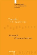 Cover: Situated Communication - De Gruyter Mouton