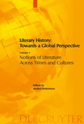 Cover: Literary History: Towards a Global Perspective - De Gruyter