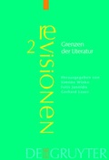 Cover: Grenzen der Literatur - De Gruyter