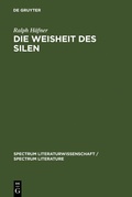 Cover: Die Weisheit des Silen - De Gruyter