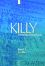 Cover: Killy Literaturlexikon / A - Blu - De Gruyter