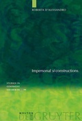 Cover: Impersonal "si" constructions - De Gruyter Mouton