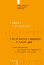 Cover: Lesser-Known Languages of South Asia - De Gruyter Mouton