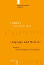 Cover: Language and Memory - De Gruyter Mouton