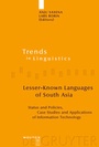 Cover: Lesser-Known Languages of South Asia - De Gruyter Mouton