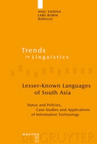 Enlarge image Cover: Lesser-Known Languages of South Asia - De Gruyter Mouton