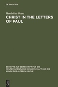 Cover: Christ in the Letters of Paul - De Gruyter