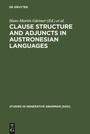 Cover: Clause Structure and Adjuncts in Austronesian Languages - De Gruyter Mouton