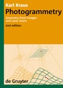 Cover: Photogrammetry - De Gruyter