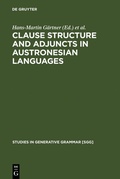 Cover: Clause Structure and Adjuncts in Austronesian Languages - De Gruyter Mouton