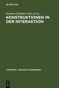Cover: Konstruktionen in der Interaktion - De Gruyter