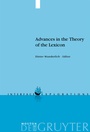 Cover: Advances in the Theory of the Lexicon - De Gruyter Mouton