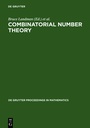 Cover: Combinatorial Number Theory - De Gruyter