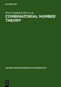 Abbildung von: Combinatorial Number Theory - De Gruyter