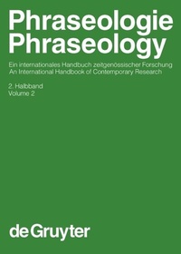 Abbildung von: Phraseologie / Phraseology. Volume 2 - De Gruyter Mouton