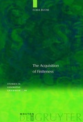 Cover: The Acquisition of Finiteness - De Gruyter Mouton