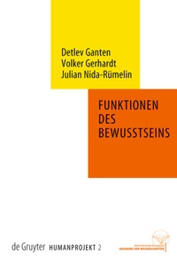 Abbildung von: Funktionen des Bewusstseins - De Gruyter