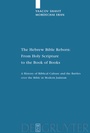 Cover: The Hebrew Bible Reborn - De Gruyter