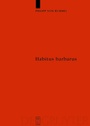 Cover: Habitus barbarus - De Gruyter