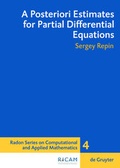 Cover: A Posteriori Estimates for Partial Differential Equations - De Gruyter