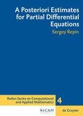 Cover: A Posteriori Estimates for Partial Differential Equations - De Gruyter