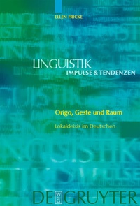 Abbildung von: Origo, Geste und Raum - De Gruyter