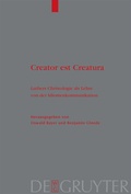 Cover: Creator est Creatura - De Gruyter