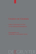 Cover: Creator est Creatura - De Gruyter