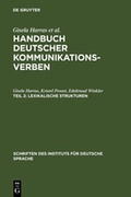 Cover: Handbuch deutscher Kommunikationsverben / Lexikalische Strukturen - De Gruyter
