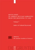 Cover: Index of Cultural Keywords - De Gruyter