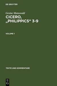 Abbildung von: Cicero, "Philippics" 3-9 - De Gruyter