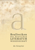 Cover: Reallexikon der deutschen Literaturwissenschaft - De Gruyter