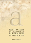 Cover: Reallexikon der deutschen Literaturwissenschaft - De Gruyter