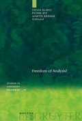 Cover: Freedom of Analysis? - De Gruyter Mouton