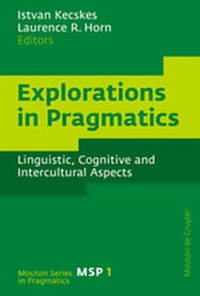Enlarge image Cover: Explorations in Pragmatics - De Gruyter Mouton