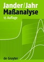 Cover: Maßanalyse - De Gruyter