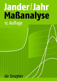 Abbildung von: Maßanalyse - De Gruyter