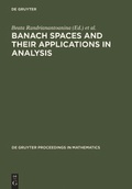 Cover: Banach Spaces and their Applications in Analysis - De Gruyter