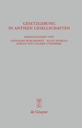 Cover: Gesetzgebung in antiken Gesellschaften - De Gruyter