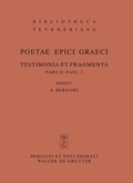 Cover: Poetae epici Graeci. Testimonia et fragmenta. / Musaeus. Linus. Epimenides. Papyrus Derveni. Indices - De Gruyter